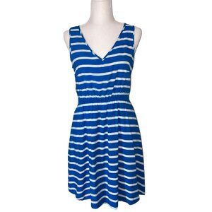 Gap Sleeveless Fit and Flare Striped Dress Size S